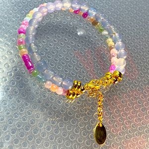 MIND HEALER CHALCEDONY BRACELET diameter 6cm
